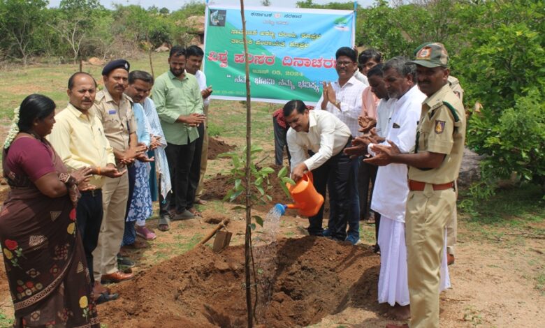 Environmental protection is everyone's responsibility: Deputy Conservator of Forest Hussain Pendari.